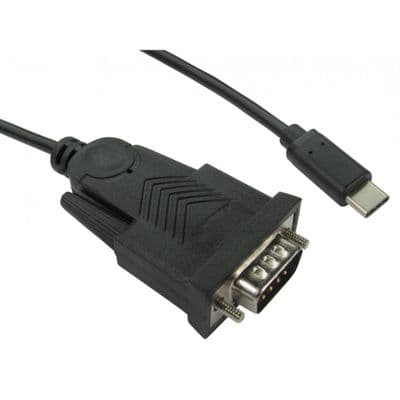 USB C to Serial Adapter Cable - 9 Pin / RS-232 Interface