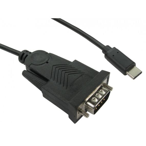 USB C to Serial Adapter Cable - 9 Pin / RS-232 Interface | Cables 4 ALL