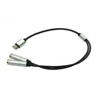 USB C to Twin 3.5mm Audio Splitter | Cables 4 ALL