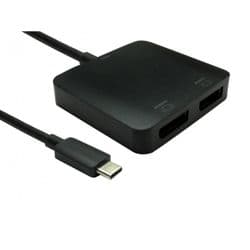 USB C Twin DisplayPort Adapter - MST