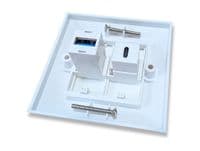 USB-C & USB 3.0 Type A White Wall Plate – 1 Gang