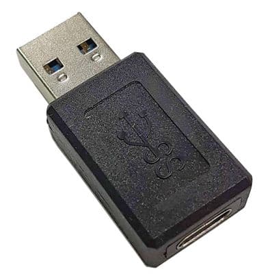 USB Type A Male  to USB C Female Adapter (USB 3.0)