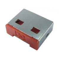 USB Type A Port Blocker - 4 Locks and Key