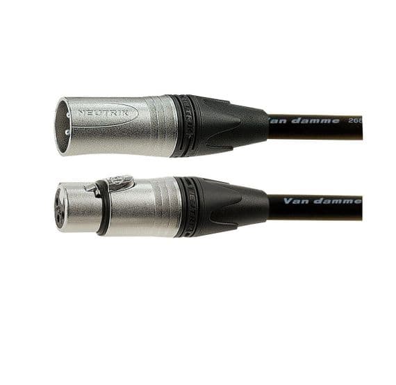 VAN Damme XLR Microphone Cable (Male to Female) - Tour Grade | Cables 4 ALL