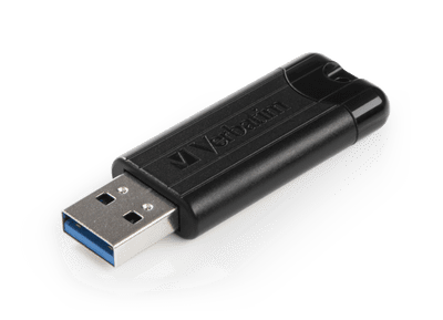 Verbatim 32GB USB 3.0 Flash Drive  - Pinstripe Black
