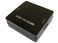 VGA to HDMI Cable Converter - with 3.5mm Audio | Cables4all