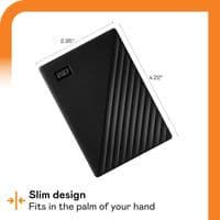 Western Digital 4TB External USB 3.0 Hard Drive -2.5