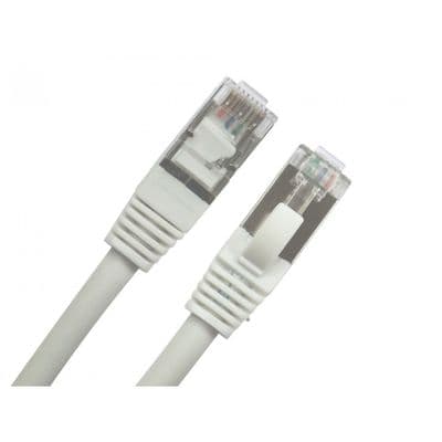 White 15m CAT8 Ethernet Cable - LSZH