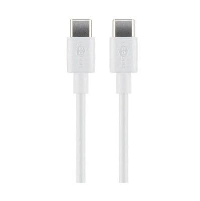 White 1m USB C Cable - USB 2.0