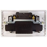 2 Way UK Mains Power Socket with USB Ports | Cables4all