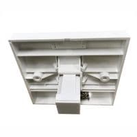 White CAT5e / CAT6 Network Wall Plate With Right Angled Socket on Reverse | Cables 4 ALL