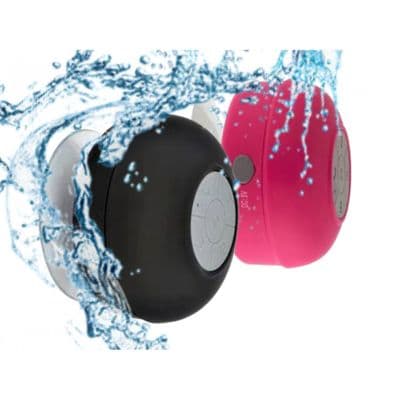 Wireless Splash Proof Mini Bluetooth Speakers – Black or Pink