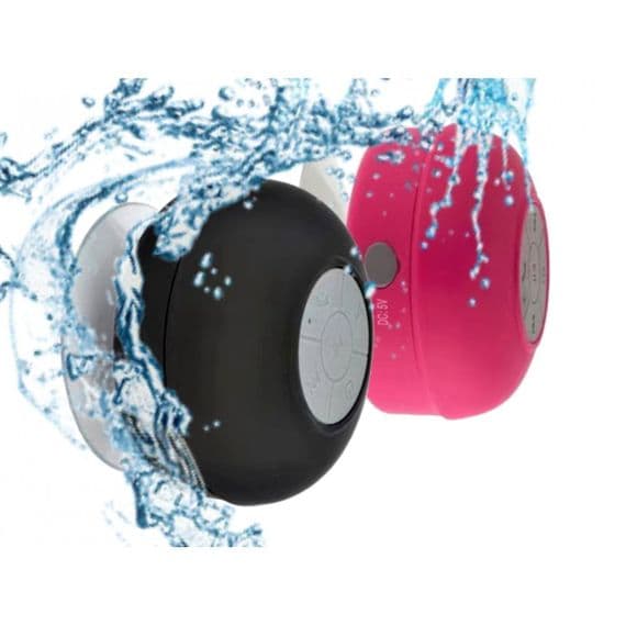 Wireless Splash Proof Mini Bluetooth Speakers – Black or Pink