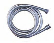 1.5m SHOWER HOSE - CHROME eff PVC  1/2
