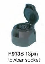 13 PIN NEW STYLE CARAVAN TRAILER SOCKET
