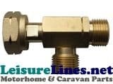 2 BOTTLE GAS OUTLET JOINING T PIECE