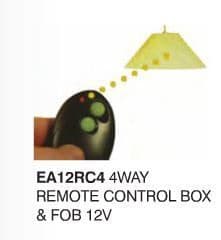 2 WAY REMOTE CONTROL FOB KIT 12 VOLT