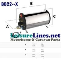22 LITRE Water Heater MAINS 1200W ELEMENT + CALORIFIER STAINLESS TANK