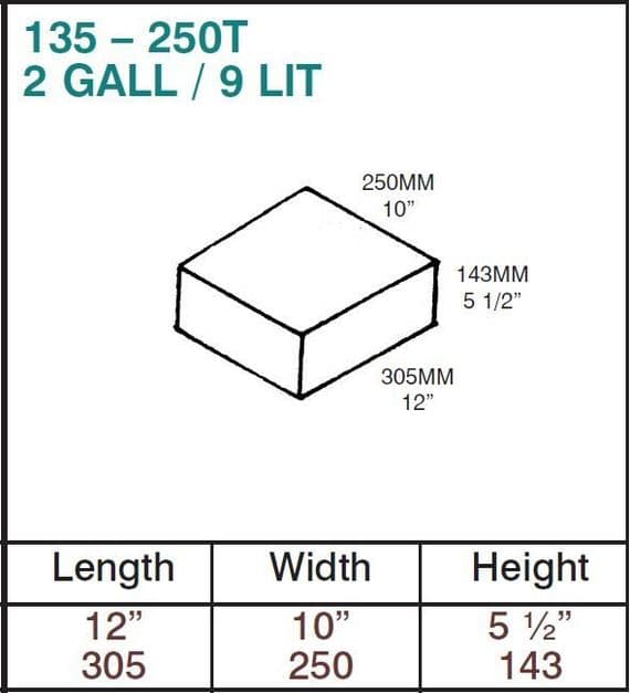 250T TANK FLAT TOP