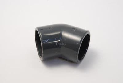 32mm RIGID WASTE 45 DEGREE ANGLED CONNECTOR