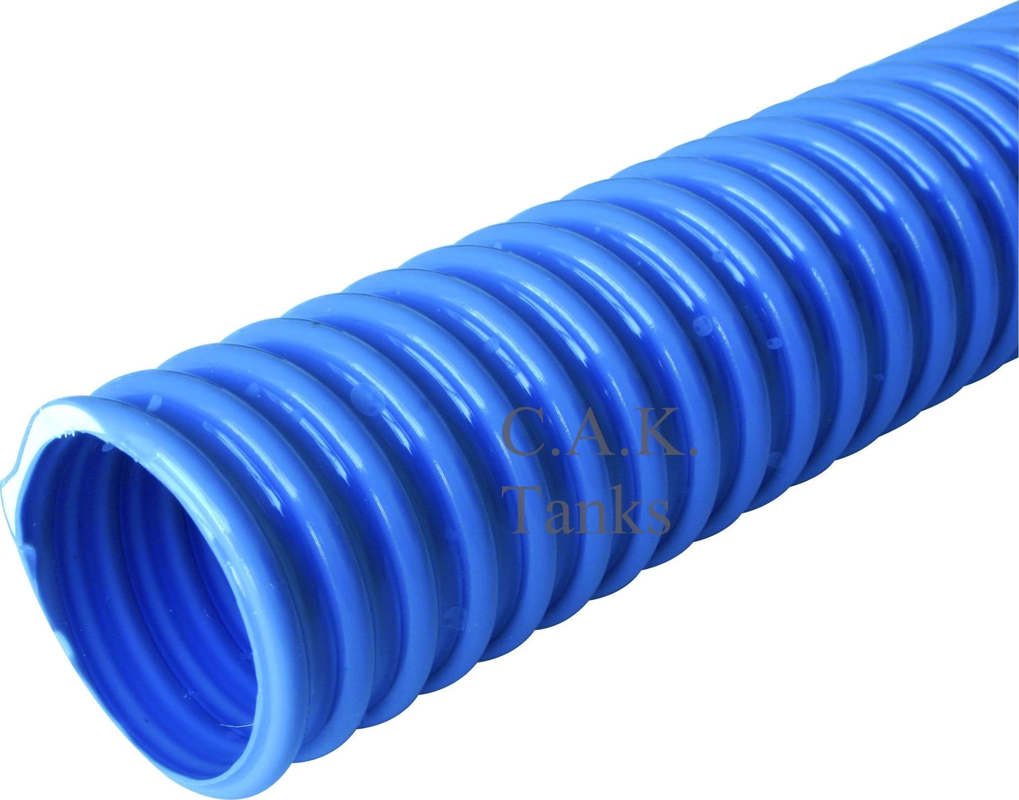 3" X 75' Blue PVC Lay Flat Water Discharge Hose - Heavy Duty For Trash Pumps (Free Shipping)