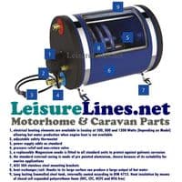 45 LITRE WATER HEATER MAINS 1200W ELEMENT + CALORIFIER