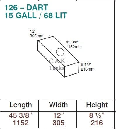 68 LITRE MERCEDES SPRINTER, VW CRAFTER UNDERSLUNG FRESH WATER TANK KIT CAMPERVAN BLACK FILLER