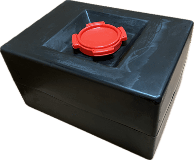 68 Litre Water Tank Kit Red Access Cap Fresh or Waste Campervan