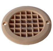 75mmOD ROUND SHORT TAIL VENT BEIGE