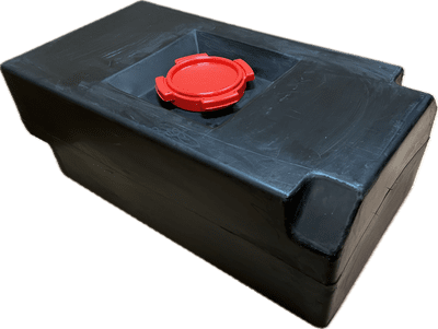 82 Litre Water Tank Kit Red Access Cap Fresh or Waste Campervan