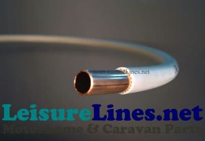 8MM SLEEVED COPPER GAS PIPE PER MTR