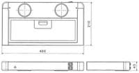 BARALDI CLICK COOKER HOOD BLACK 12v