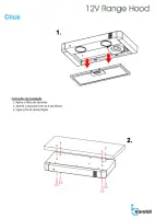BARALDI CLICK COOKER HOOD BLACK 12v