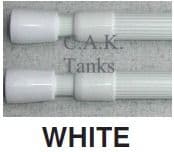BARKEEPER STEEL WHITE 25-40 cm PAIR