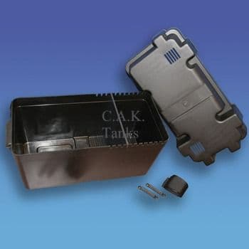 BATTERY BOX CARAVAN Black