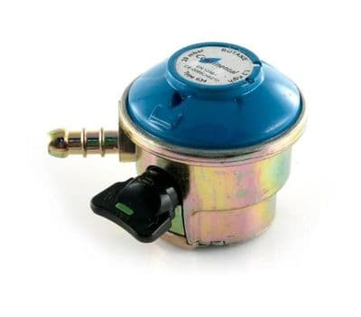 BUTANE REGULATOR 20mm clip on 30mbar 1.5Kg/h 8mm