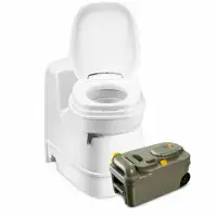 C200CS ELECTRIC WHITE THETFORD CASSETTE TOILET WITHOUT DOOR
