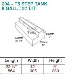 CAK VW T5 T6 204 STEP TANK WASTE KIT