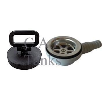 CAN SINK WASTE ANGLED 25mm & 20mm