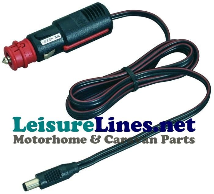 12 volt 2 pin plug to cigarette caravan adaptor lighter with 12/24V terminal connections The 16 gauge wire can handle a maximum of 15 amps CLIPSAL CARAVAN MOTORHOME 12V 2