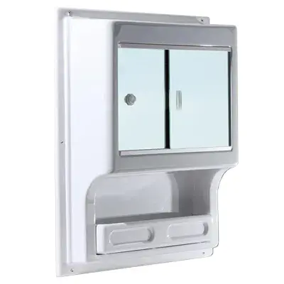 CLEO CABINET - WHITE HIPS