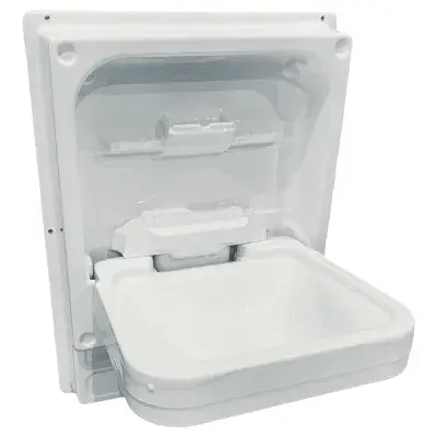 CLEO TIP UP SINK - WHITE
