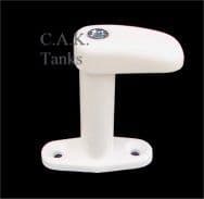 COLLARED TURN BUTTON CATCH 45mm WHITE