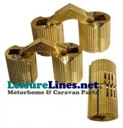 concealed BRASS hinge 12 x 28mm