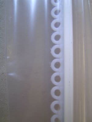 CURTAIN RAIL WHITE ALUMINIUM 2 MTR PACK