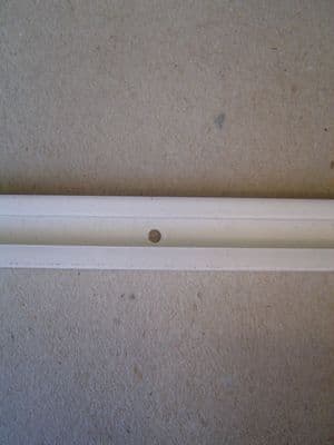 CURTAIN RAIL WHITE C TYPE PER MTR