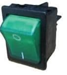 Dometic Green illuminated 230v 240v switch fridge