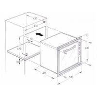 DOMETIC OG3000 30 LTR OVEN  OF311