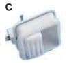 DOOR CATCH - LIGHT GREY PROFIL2000