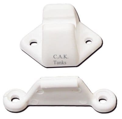 DOOR RETAINING CATCH - WHITE (SET)